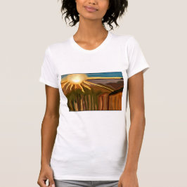 Camiseta Danza del arte abstracto de Cacti