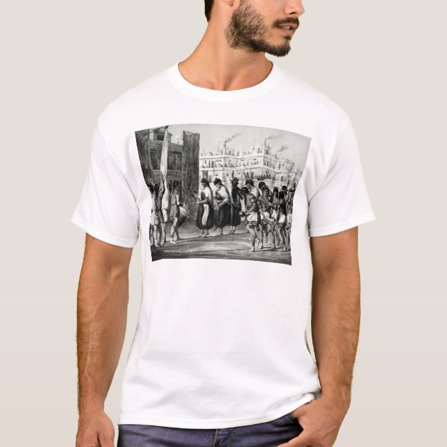 Camiseta Danza del búfalo en Pueblo de Zuni (Anverso)