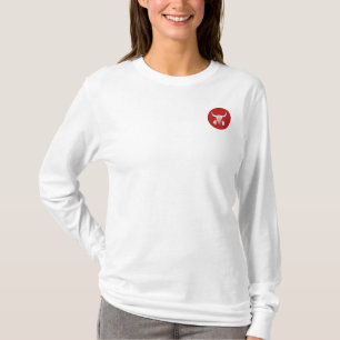 Camiseta Danza del Fantasma Rojo Círculo de Búfalo manga la