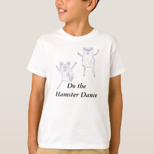 Camiseta danza del hámster,