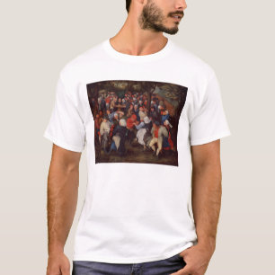 Camiseta Danza del pueblo (aceite en el panel)