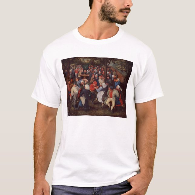 Camiseta Danza del pueblo (aceite en el panel) (Anverso)