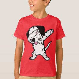 Camiseta Danza divertida dálmata del lenguado del perro de