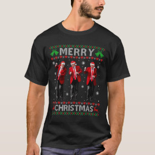 Camiseta Danza divertida de Trump Feliz Navidad Fea Dulce