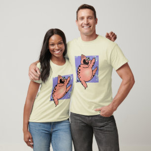 Camiseta Danza divertida del cerdo del dibujo animado/cerdo
