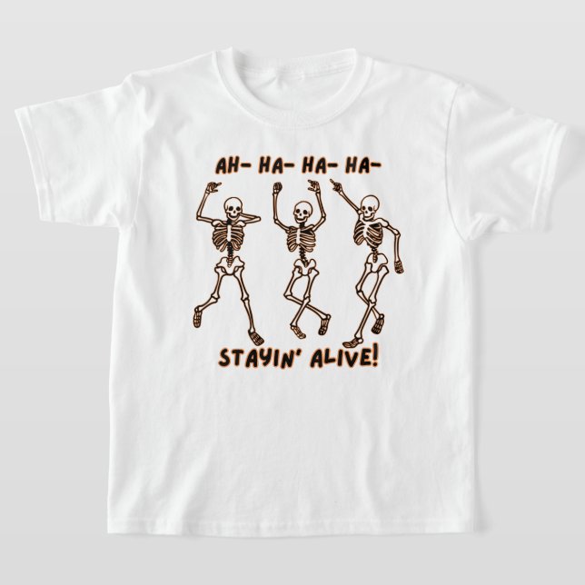 Camiseta Danza divertida en Skeleton - Halloween vivo en St (Distribución)