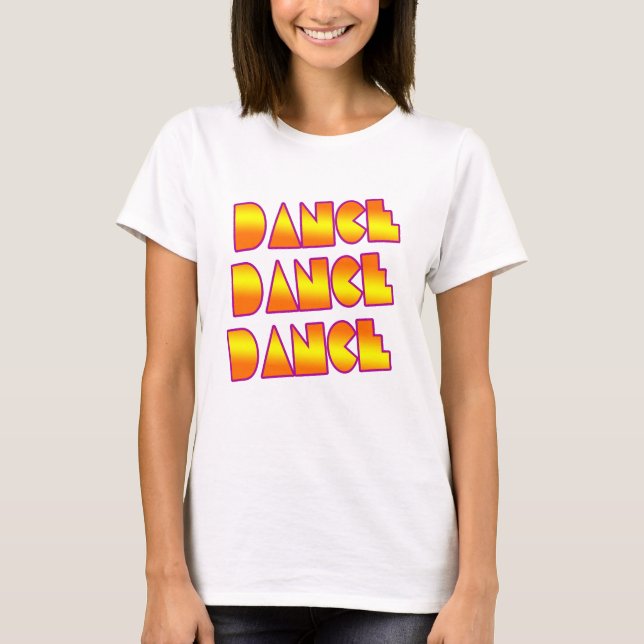 Camiseta danza DJ de la música del club del Raver del (Anverso)