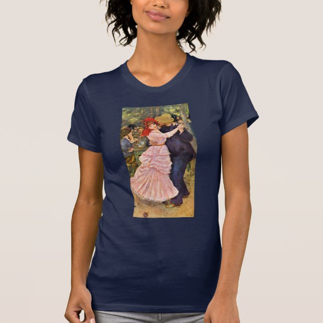 Camiseta Danza en Bougival de Pierre-Auguste Renoir (Anverso)
