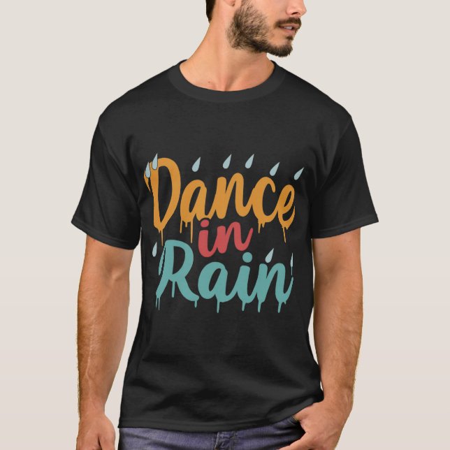 Camiseta Danza en lluvia (Anverso)