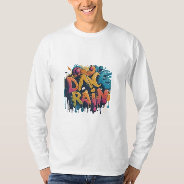 Camiseta Danza en lluvia (Anverso)