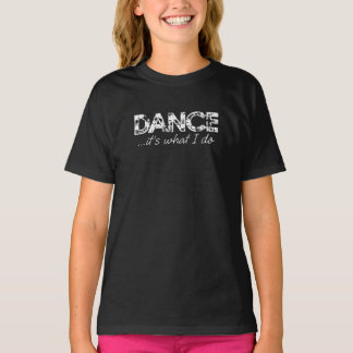 Camiseta Danza… es lo que hago T - negro