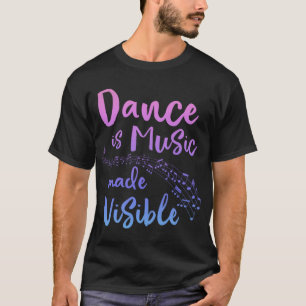 Camiseta DANZA ES MÚSICA HECHA VISIBLE Ballerina Adolescent