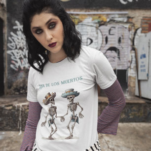 Camiseta Danza Eterna Dia de los Muertos Calaveras