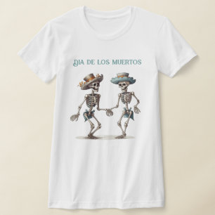 Camiseta Danza Eterna Dia de los Muertos Calaveras
