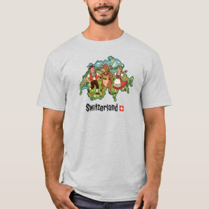 Camiseta Danza Folclórica Alpina Suiza
