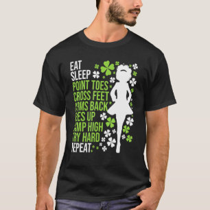 Camiseta Danza irlandesa de sueño bailarina Ceili Reel Dan
