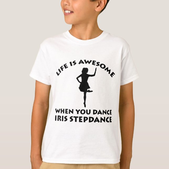 Camiseta danza irlandesa del stepdance (Anverso)