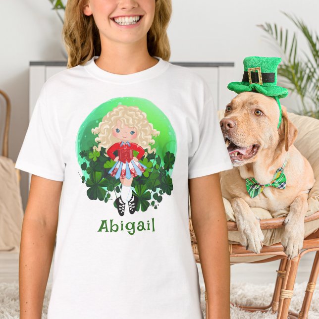 Camiseta Danza irlandesa St. Patrick's Day Green Shamrock (Subido por el creador)