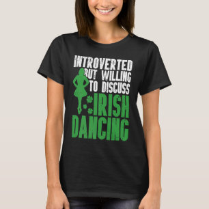 Camiseta Danza irlandesa St Patricks Day Reel Chica irlandé