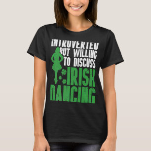 Camiseta Danza irlandesa St Patricks Day Reel Chica irlandé