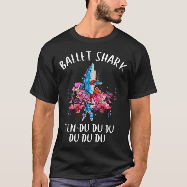Camiseta danza linda de du du du du del tiburón diez del (Anverso)