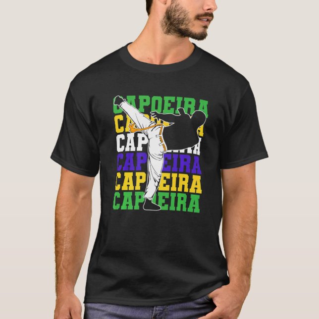 Camiseta Danza Marcial Brasileña Capoeira (Anverso)