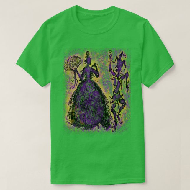 Camiseta Danza Mardi Gras (Diseño del anverso)