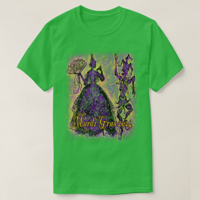 Camiseta Danza Mardi Gras (Diseño del anverso)