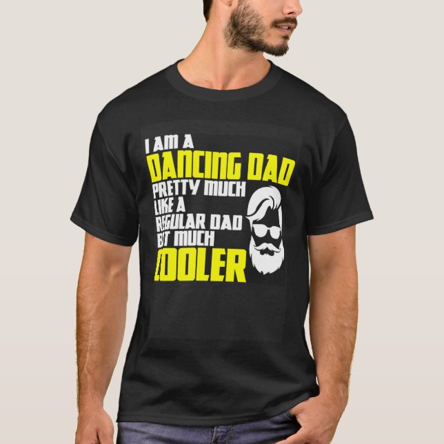 Camiseta Danza por la noche traje de pareja de baile padre  (Anverso)