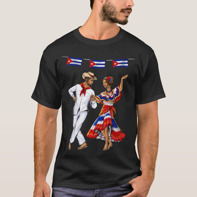 Camiseta Danza Tradicional Cubana (Anverso)