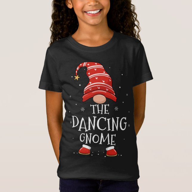Camiseta Danzando a Gnome Xmas Familia Matando Navidades di (Anverso)
