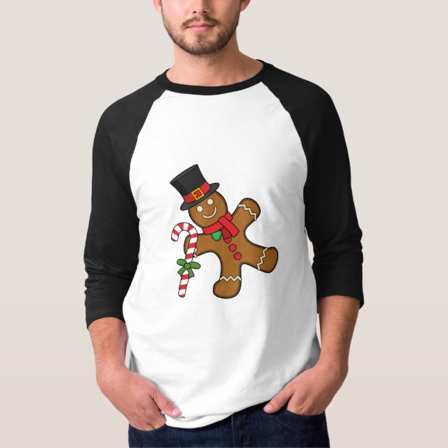 Camiseta Danzando al hombre del pan de jengibre (Anverso)