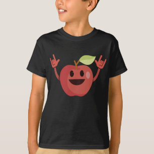 Camiseta Danzando Apple Funny Vegan Healit Fruit Dance Love
