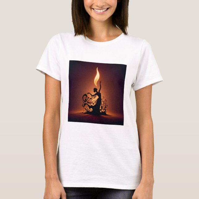 Camiseta Danzante Flamenco de fusión (Anverso)