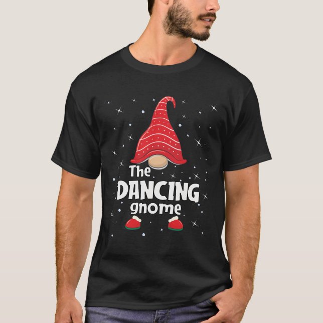 Camiseta Danzante Gnome Familia Mateo Navidades Gracioso Re (Anverso)