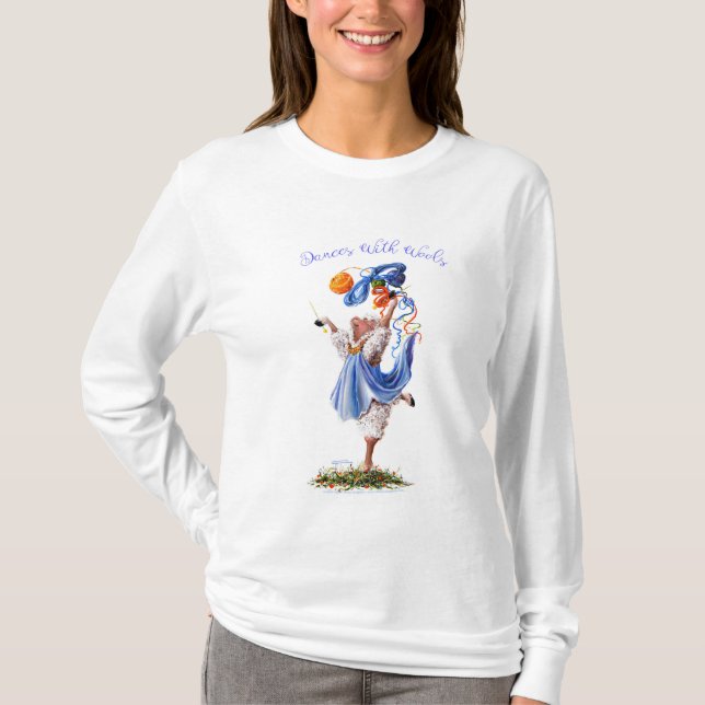 Camiseta DANZAS CON las ovejas de las LANAS de incógnito (Anverso)