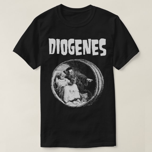 Camiseta Danzigenes Diogenes de Sinope (Diseño del anverso)