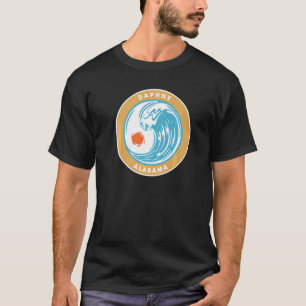Camiseta Daphne Alabama Al Beach Ocean Wave Vacaciones Souv