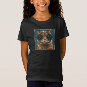 Camiseta Dapper Animal   Gatito En Gafas De Sol