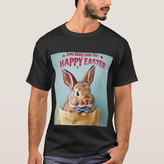 Camiseta Dapper Pocket Bunny (conejito de bolas) con objeti (Anverso)