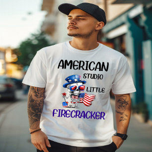 Camiseta Dapper Skeleton saluda a Estados Unidos