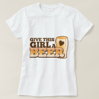 Camiseta DAR A ESTE CHICA UN diseño de CERVEZA de la Tienda