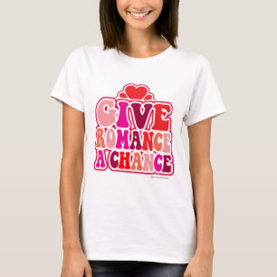 Camiseta Dar a Romance una oportunidad a Valentines Motors 