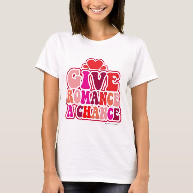 Camiseta Dar a Romance una oportunidad a Valentines Motors  (Anverso)