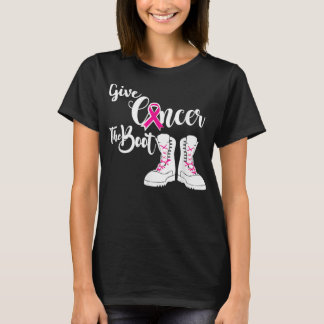 Camiseta Dar al cáncer el apoyo militar de arranque contra