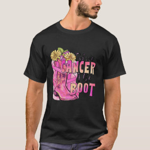 Camiseta Dar Al Cáncer El Bovino De Arranque Y El Pecho De