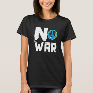 Camiseta Dar la paz una oportunidad detener la guerra Paz M
