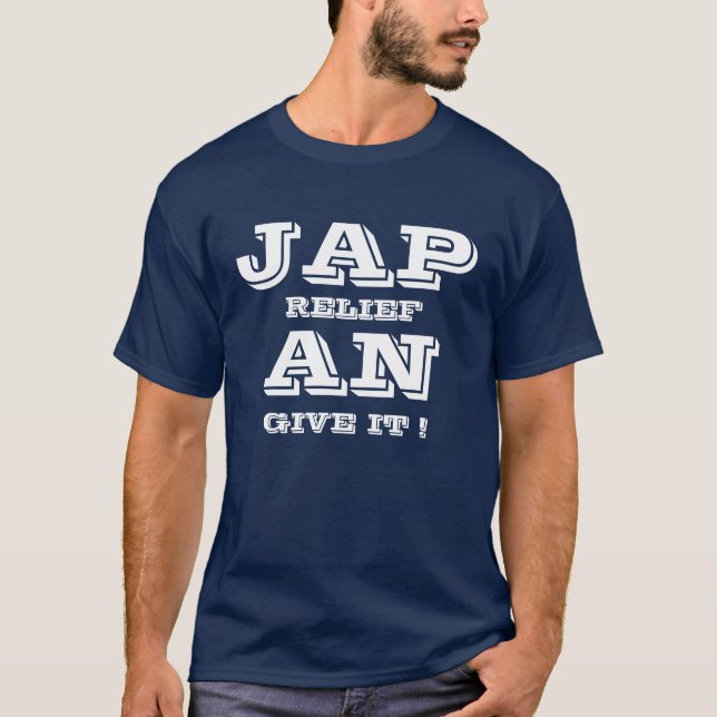 CAMISETA ¡DAR PARA EL ALIVIO DE JAPÓN! (Anverso)