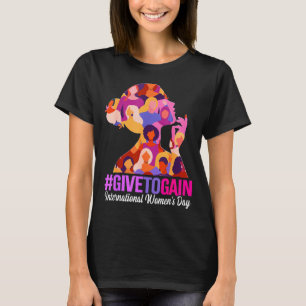 Camiseta Dar para ganar día internacional de la mujer 2026 