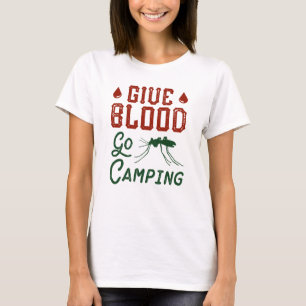 Camiseta Dar Sangre Ir De Camping